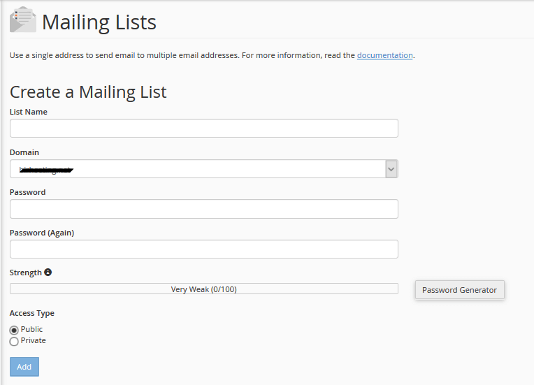 BirHosting Mailing List